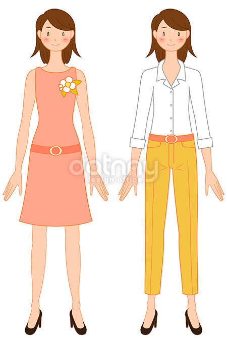 2014年　女性　ファッション　比較