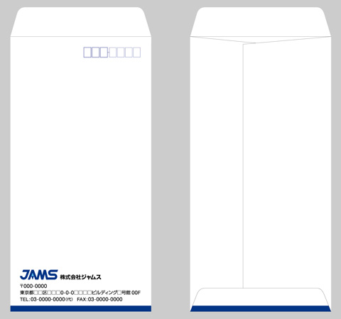 株式会社ジャムス 封筒 長3
